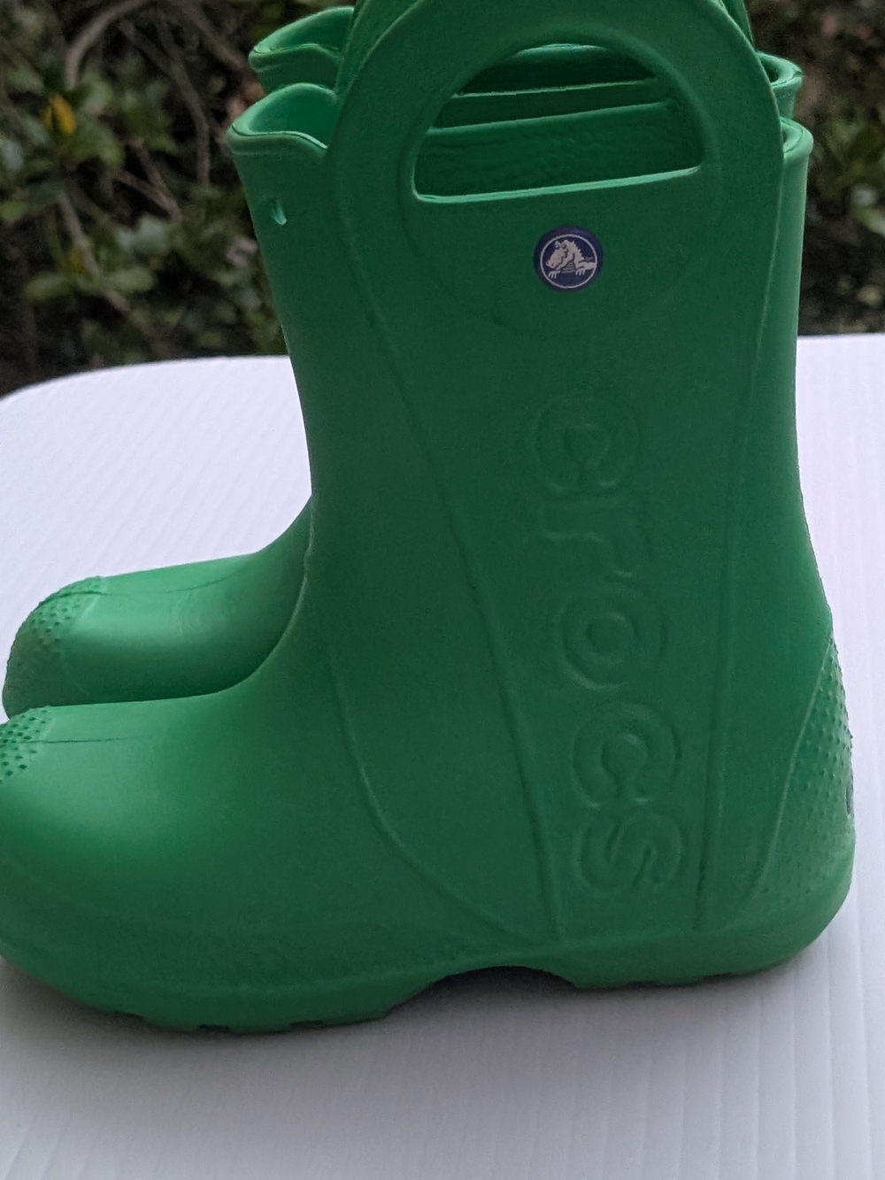 CROCS Kids Green Rain Boots - Picture 11 of 14